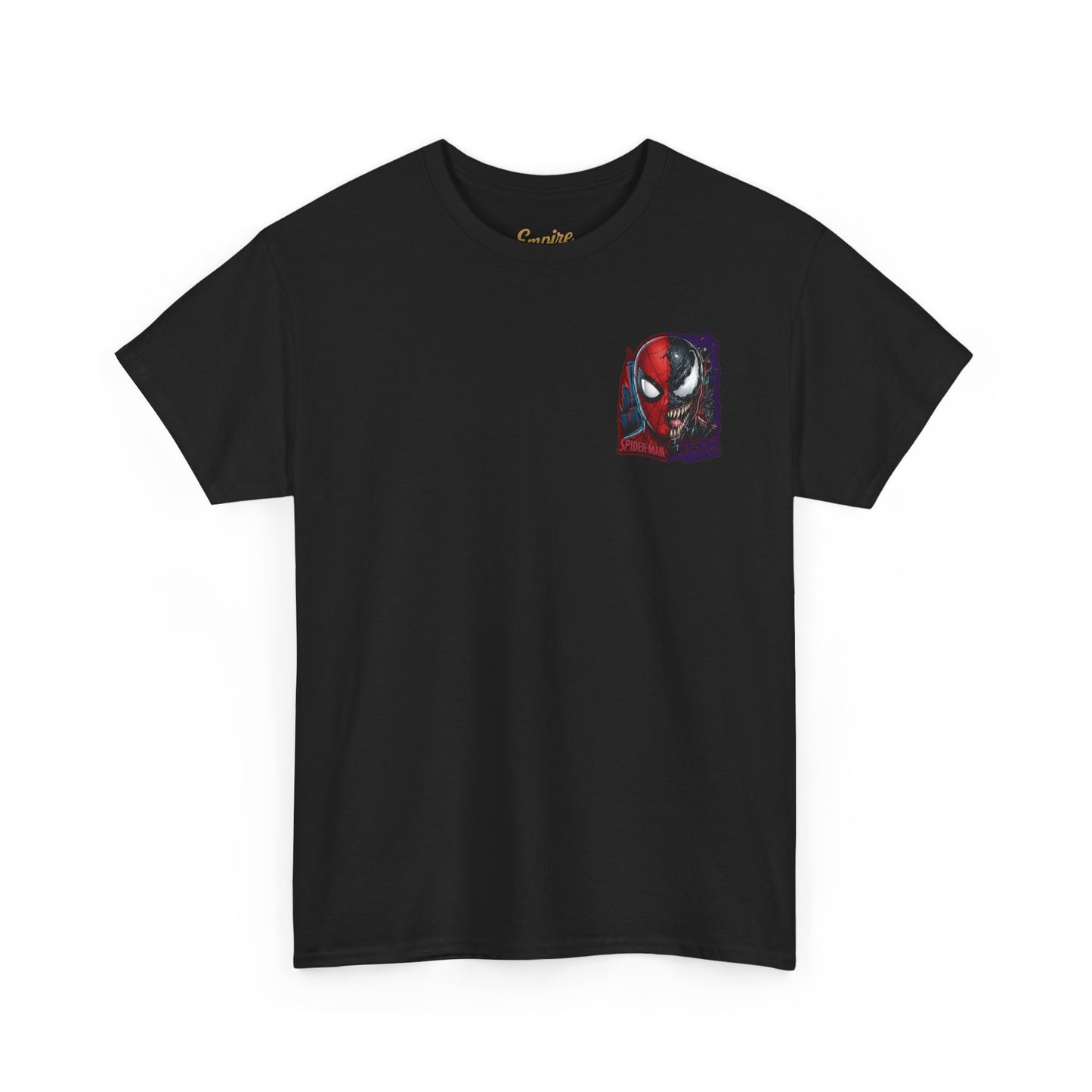 Spider-Man vs Venom Graphic Tee — Superhero Back Print