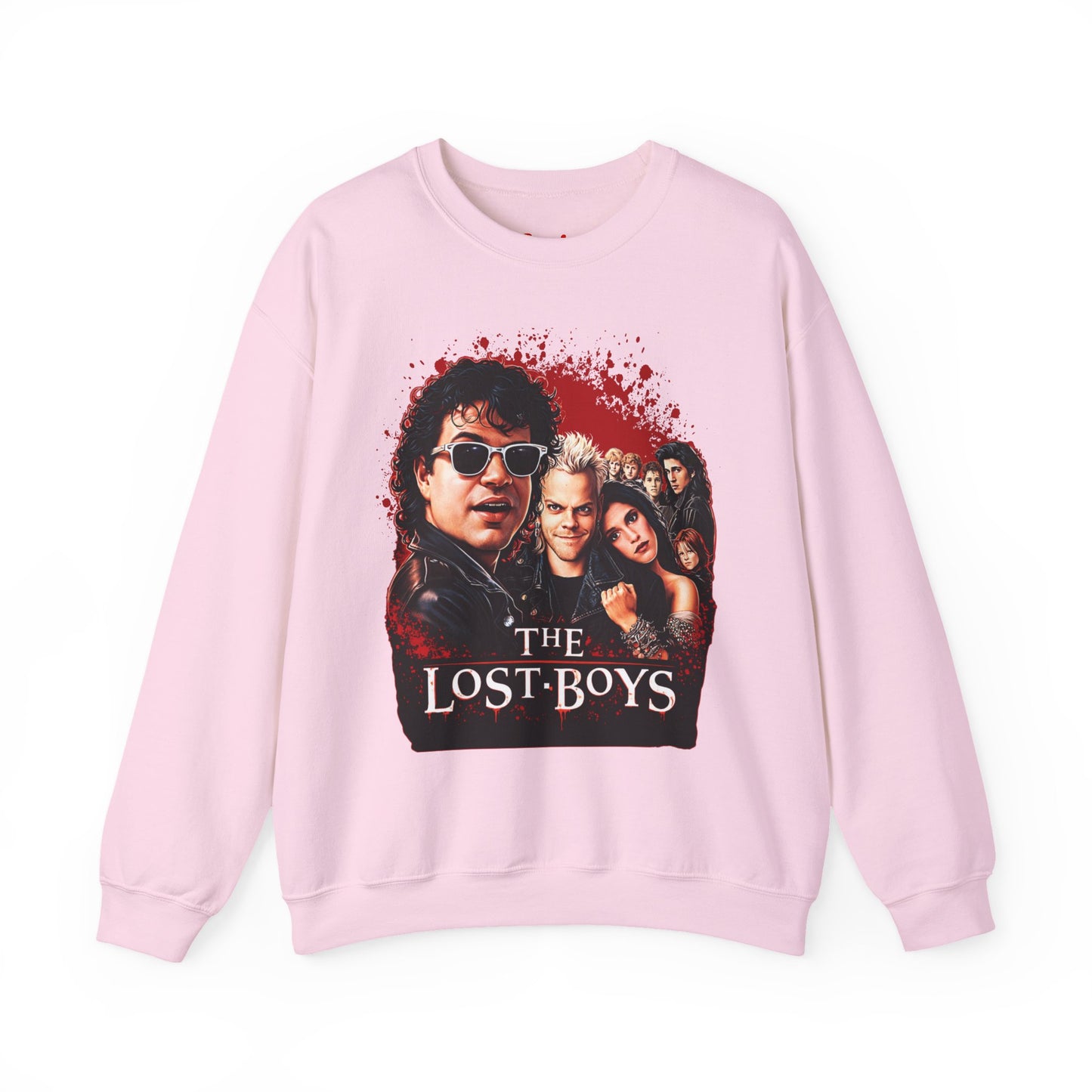 Lost Boys Crewneck Sweatshirt — Vintage Horror Movie Graphic (Welcome to Santa Carla)
