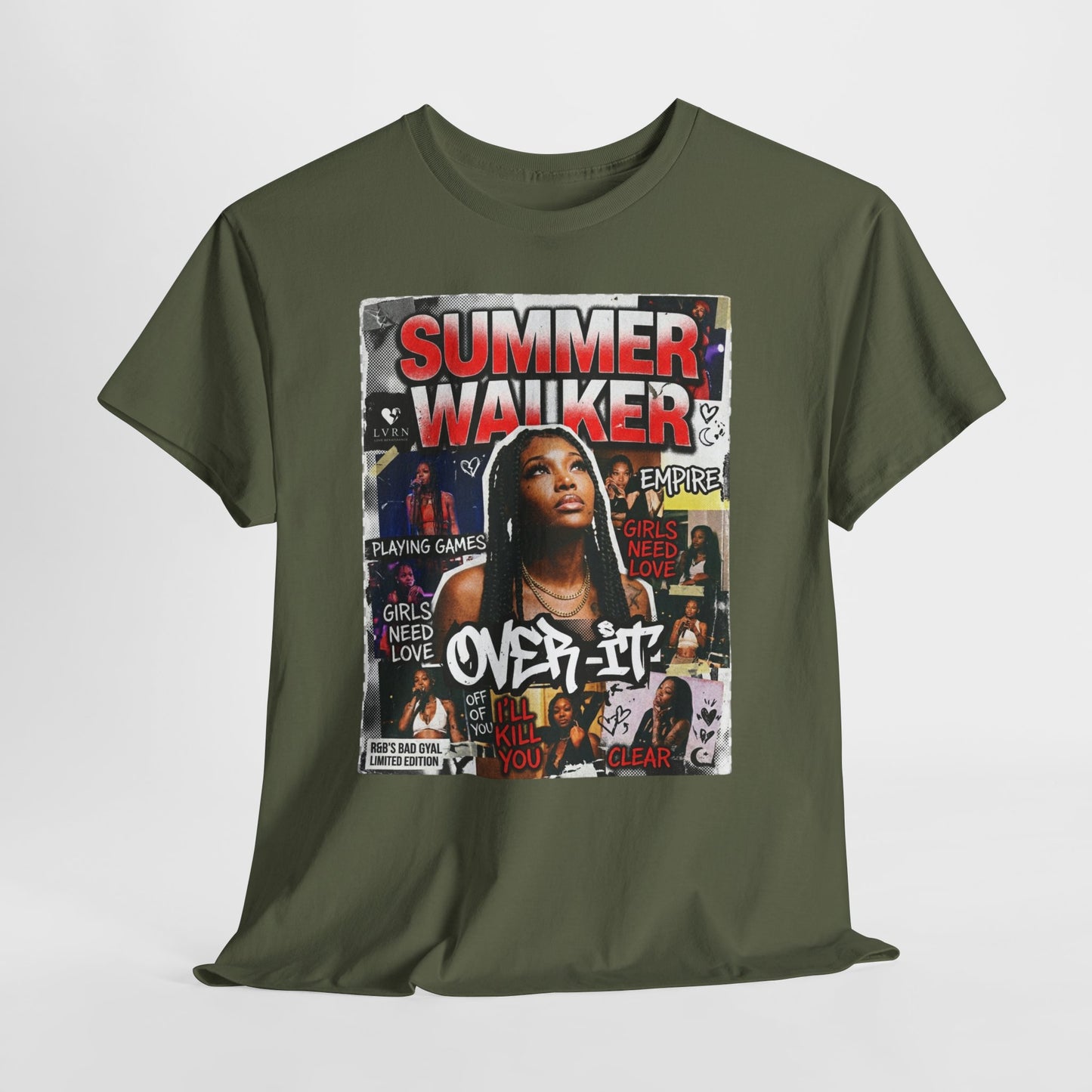 Summer Walker 'Over It' Collage Tee — R&B Artist Graphic T-Shirt