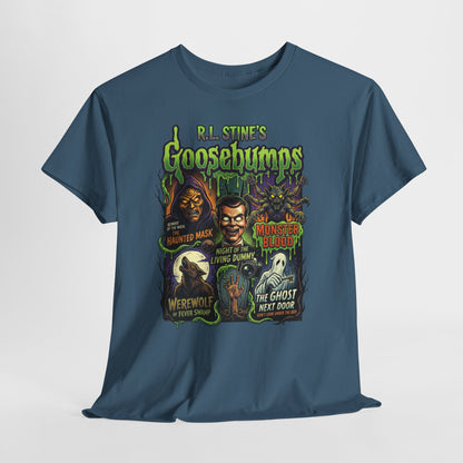 Goosebumps Retro Horror T-Shirt — Classic 90s Kids Spooky Monsters Tee