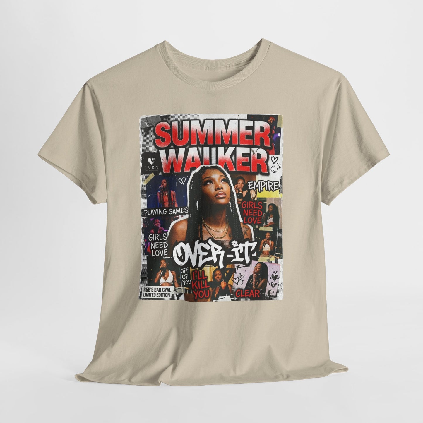 Summer Walker 'Over It' Collage Tee — R&B Artist Graphic T-Shirt