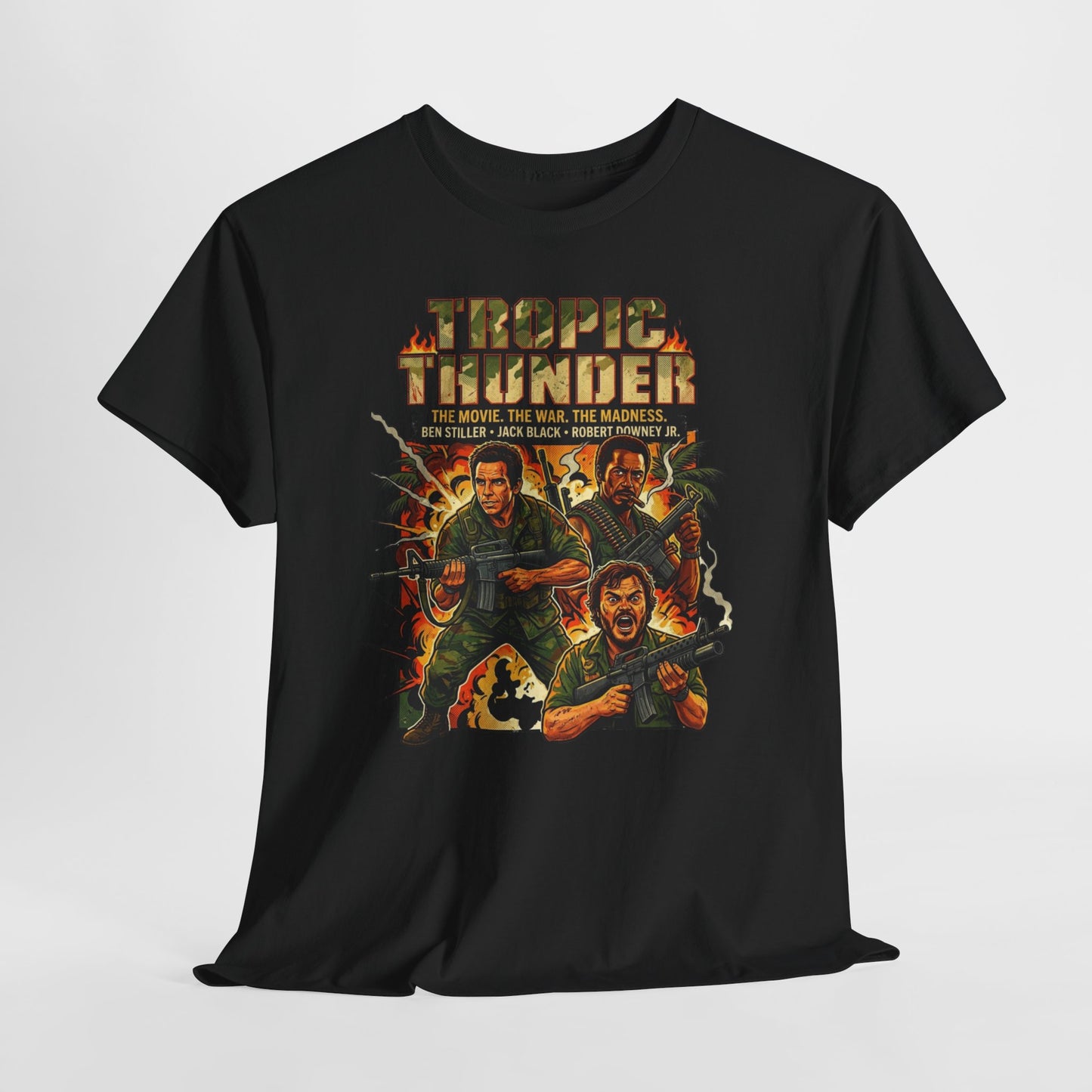'Tropic Thunder' Action Movie Poster Tee