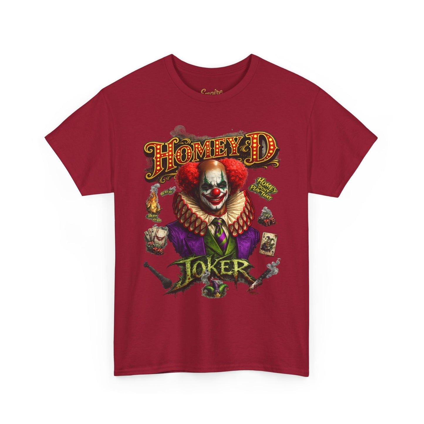 Joker Clown Tee — "Homey D" & "Homey Don’t Play That" Graphic T-Shirt