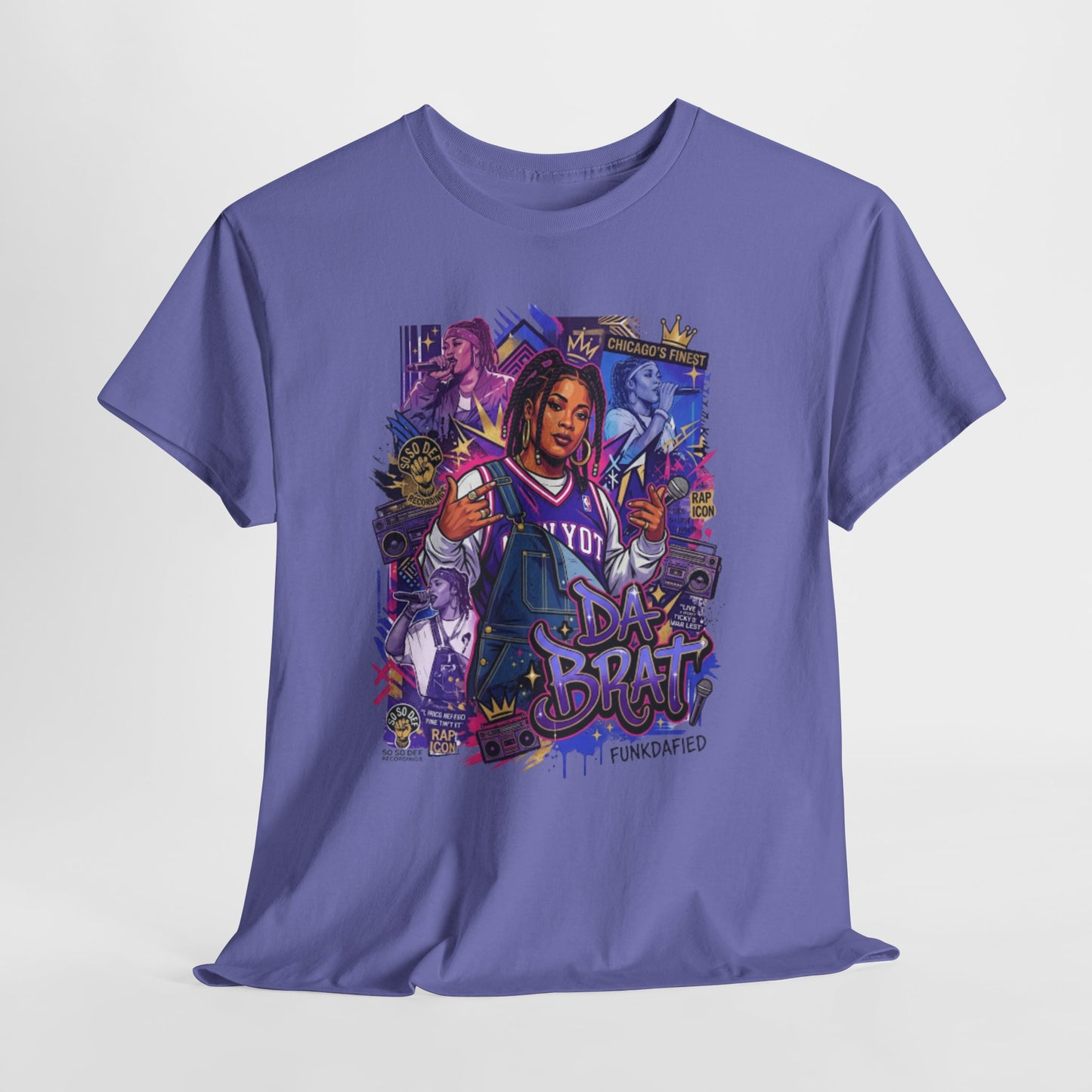 Da Brat 'You the Goat' Graphic Tee — Retro Hip-Hop Portrait Shirt