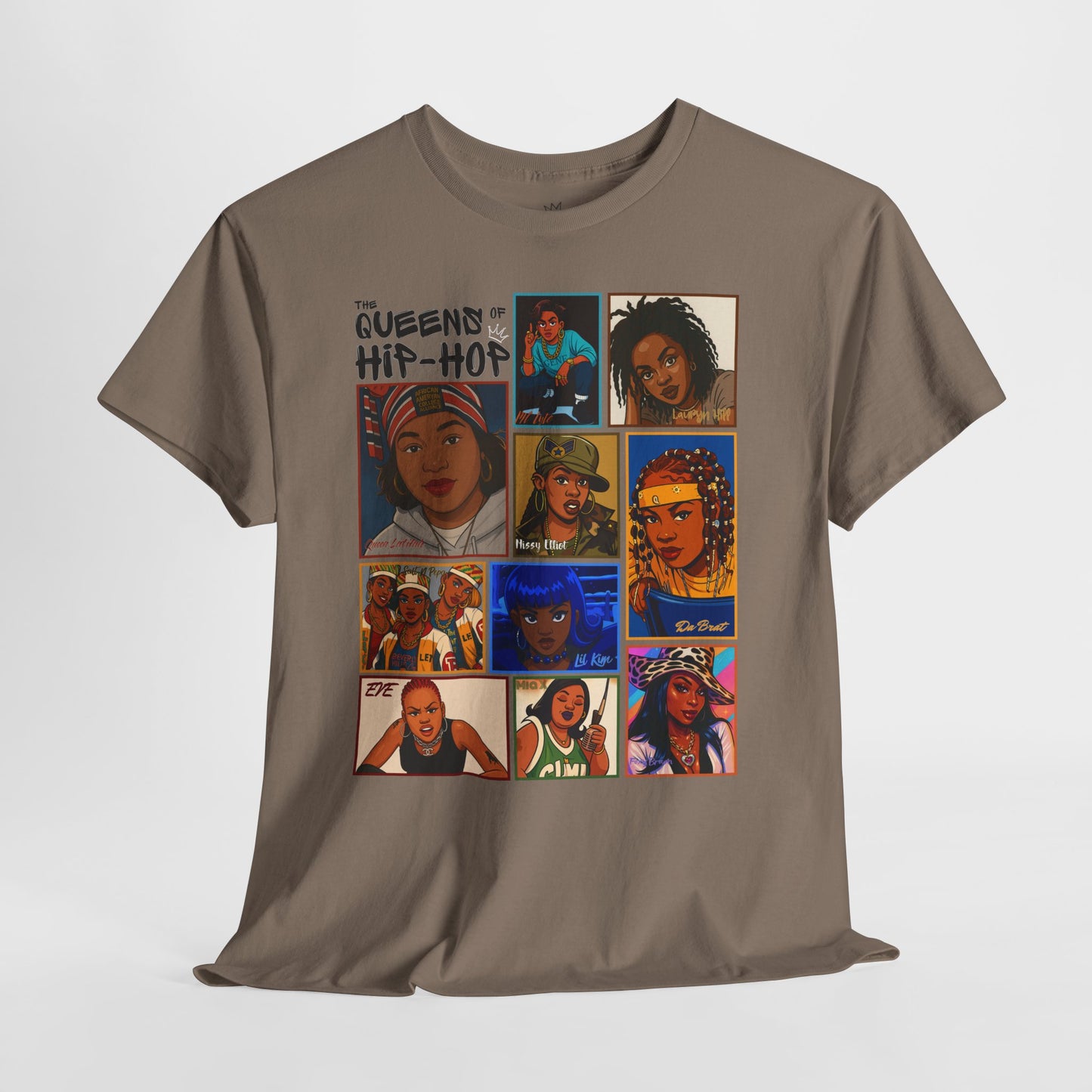 Hip-Hop Queens Tee, Unisex Cotton T-Shirt, Statement Shirt, Music Lover Gift, Casual Everyday Wear, Trendy Graphic Tee