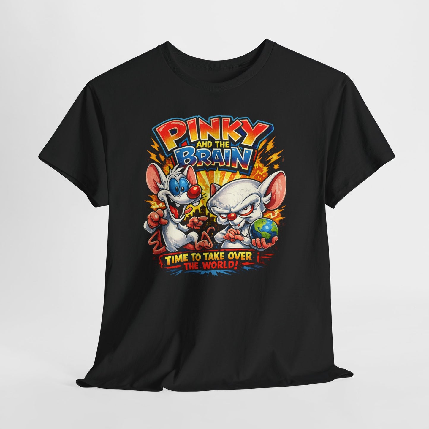 Pinky and the Brain "Time to Take Over the World" T‑Shirt