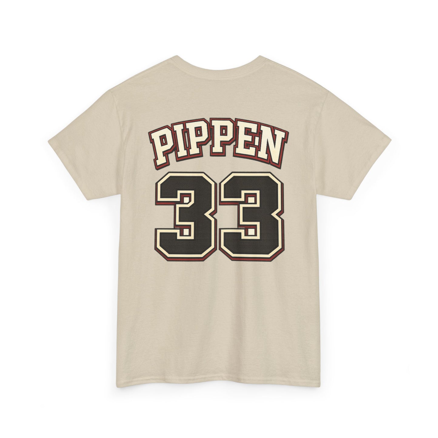 Pippen #33 Basketball Tee — Retro Chicago Bulls Scott Pippen Jersey Shirt
