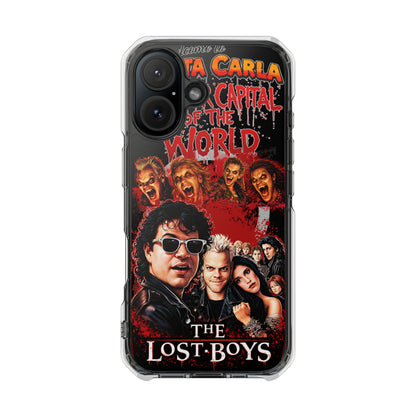The Lost Boys Clear Magnetic Phone Case – Retro Vampire Movie Collage