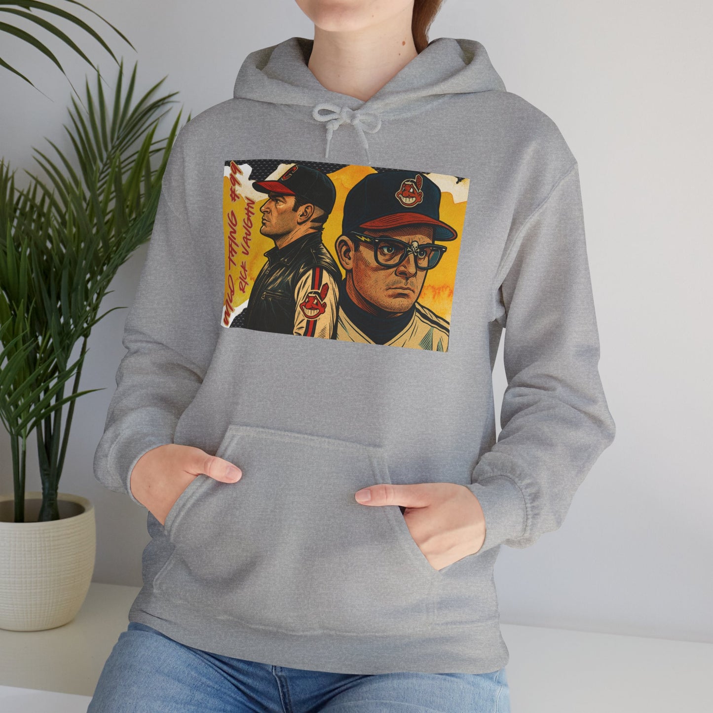 "Wild Thing "Vintage Style Unisex Hoodie with Iconic Film Design | Cozy Sweatshirt for Movie Lovers, Perfect Gift for Birthdays, Nostalgic Apparel