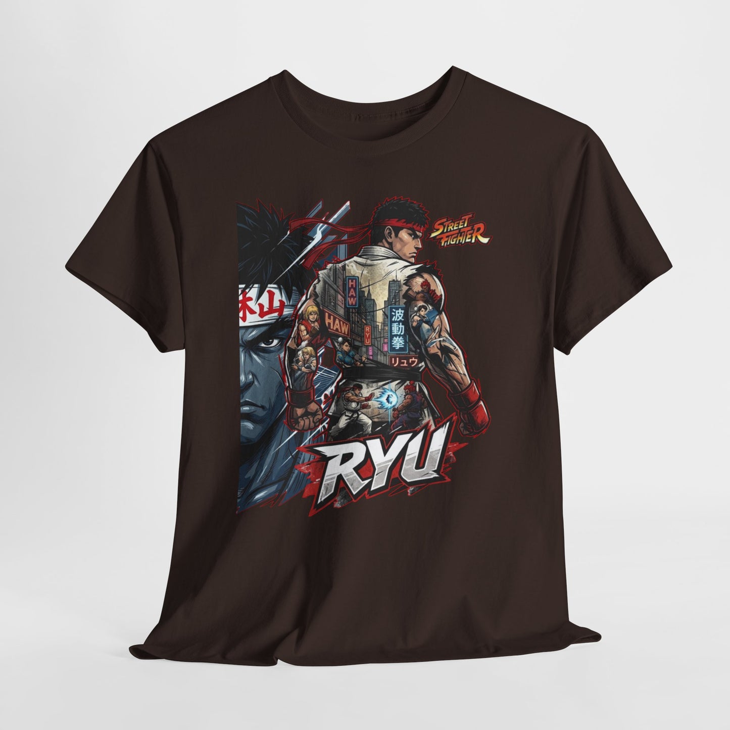 Ryu Street Fighter Graphic Tee — Vintage Fighter Art T-Shirt