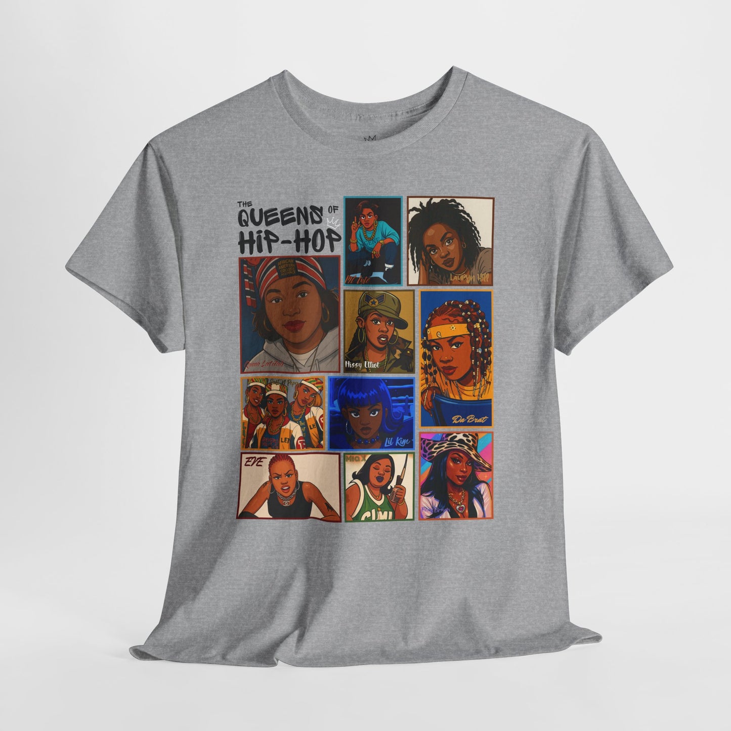 Hip-Hop Queens Tee, Unisex Cotton T-Shirt, Statement Shirt, Music Lover Gift, Casual Everyday Wear, Trendy Graphic Tee