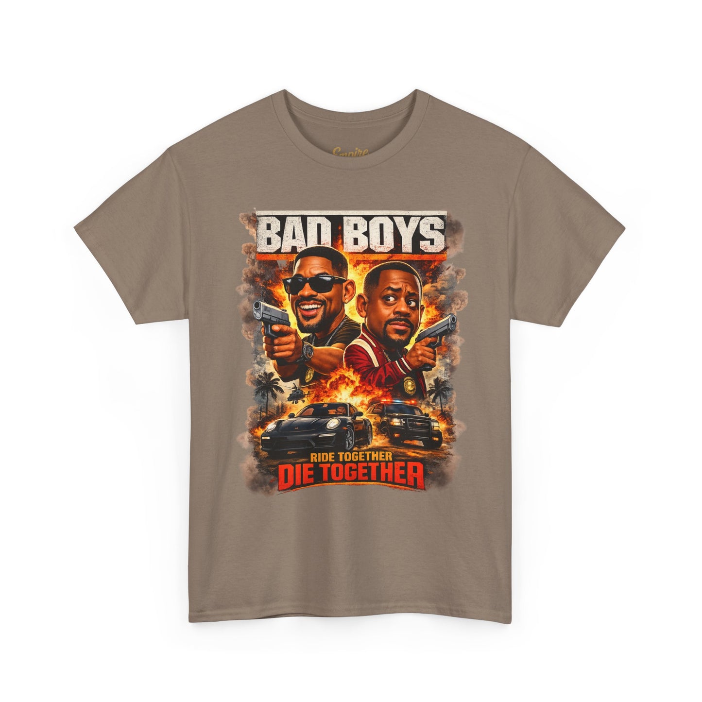Bad Boys Movie Poster Tee — "Ride Together, Die Together" Graphic T-Shirt