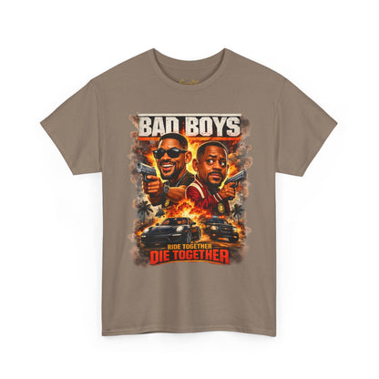 Bad Boys Movie Poster Tee — "Ride Together, Die Together" Graphic T-Shirt