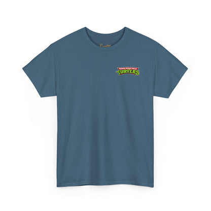Teenage Mutant Ninja Turtles Graphic Tee — Retro Comic Backprint