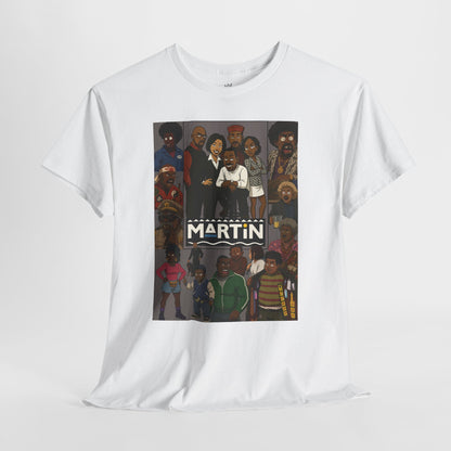 Vintage Martin T-Shirt - Unisex Heavy Cotton Tee for Nostalgic Fans