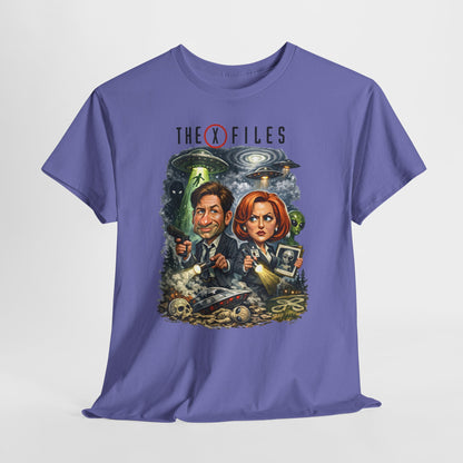 Sci‑Fi Detective Tee — The X Files Artwork Graphic T‑Shirt