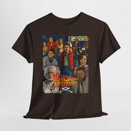 Retro Movie Graphic Tee, Nostalgic Unisex T-Shirt, Perfect for Back to the Future Fans, Casual Wear, Gift for Movie Lovers, Vintage Style