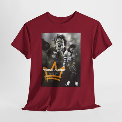 Michael Jackson Graphic Unisex Heavy Cotton Tee - Vintage Style Music Apparel
