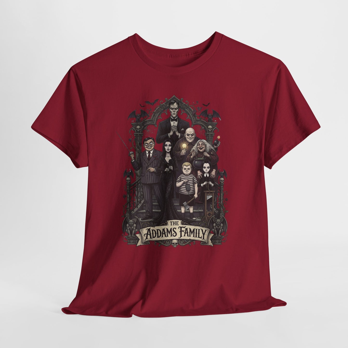 Addams Family Graphic Tee - Vintage Gothic Movie T-Shirt