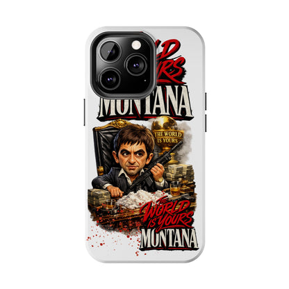 Tony Montana "The World Is Yours" Vintage Caricature Tough Phone Case
