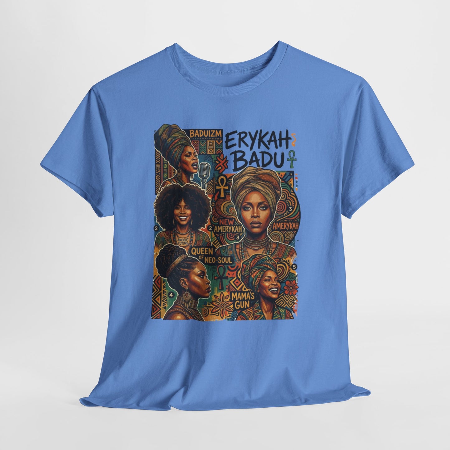 Retro Soul Collage Tee – Erykah Badu Inspired Graphic T-Shirt