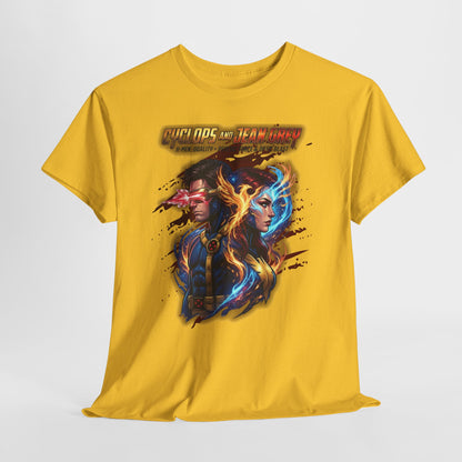 Sci‑Fi Phoenix & Cyborg Graphic Tee — 'You Are Not Alone' Retro Futuristic T‑Shirt