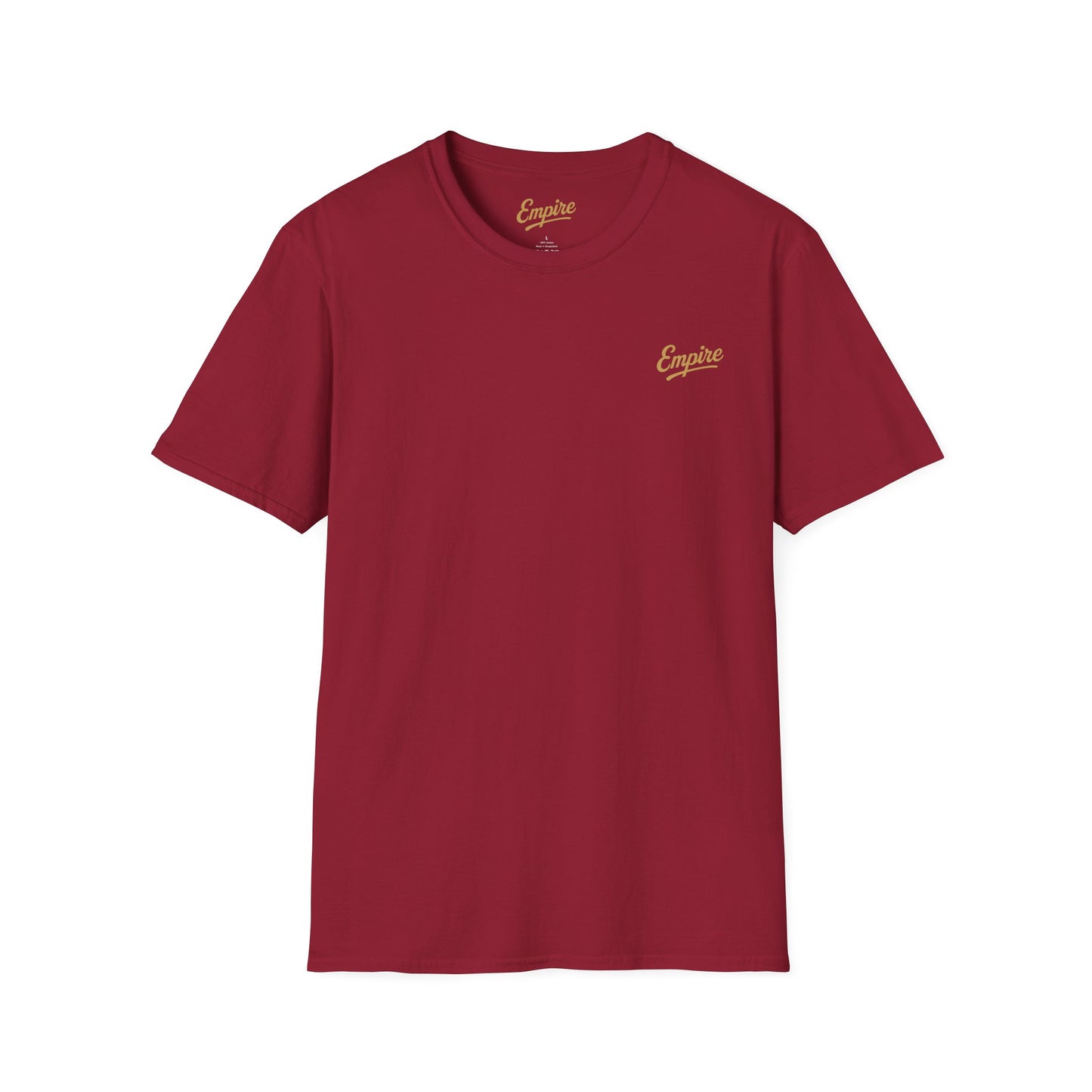 Softstyle Gold 'Empire' Logo T-Shirt