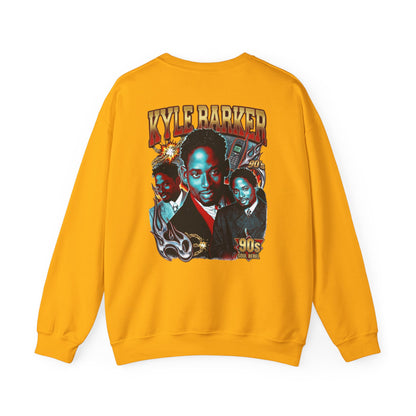 Crewneck Sweatshirt — 'Kyle Barker 90s' Vintage TV Sitcom Tribute Graphic