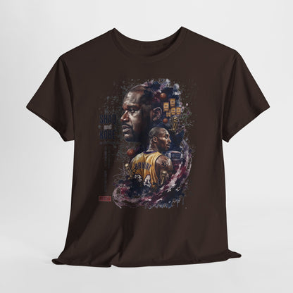 Kobe & Shaq Lakers Tee, Unisex Heavy Cotton T-Shirt, Basketball Fan Apparel, Sports Gift, Retro Basketball Graphic
