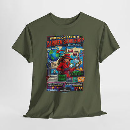 Carmen Sandiego Retro Game Poster T-Shirt