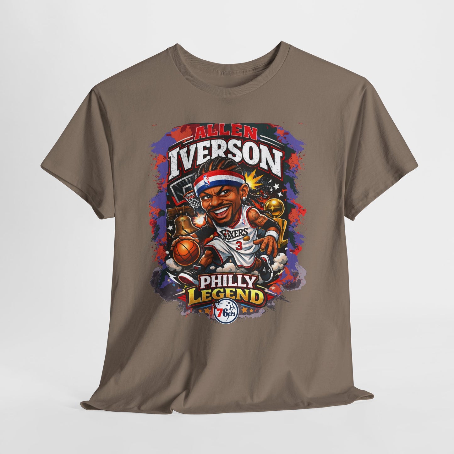 Philly Legend Basketball Tee — Iverson Retro Graphic Shirt
