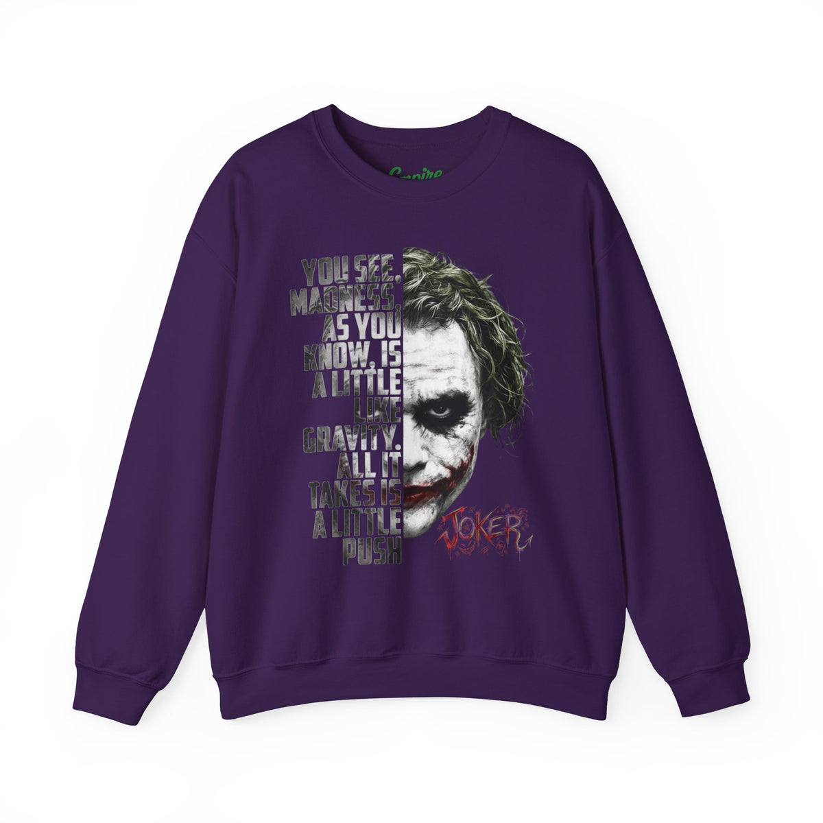 The Clown "You See Madness" Graphic Pullover Sweatshirt