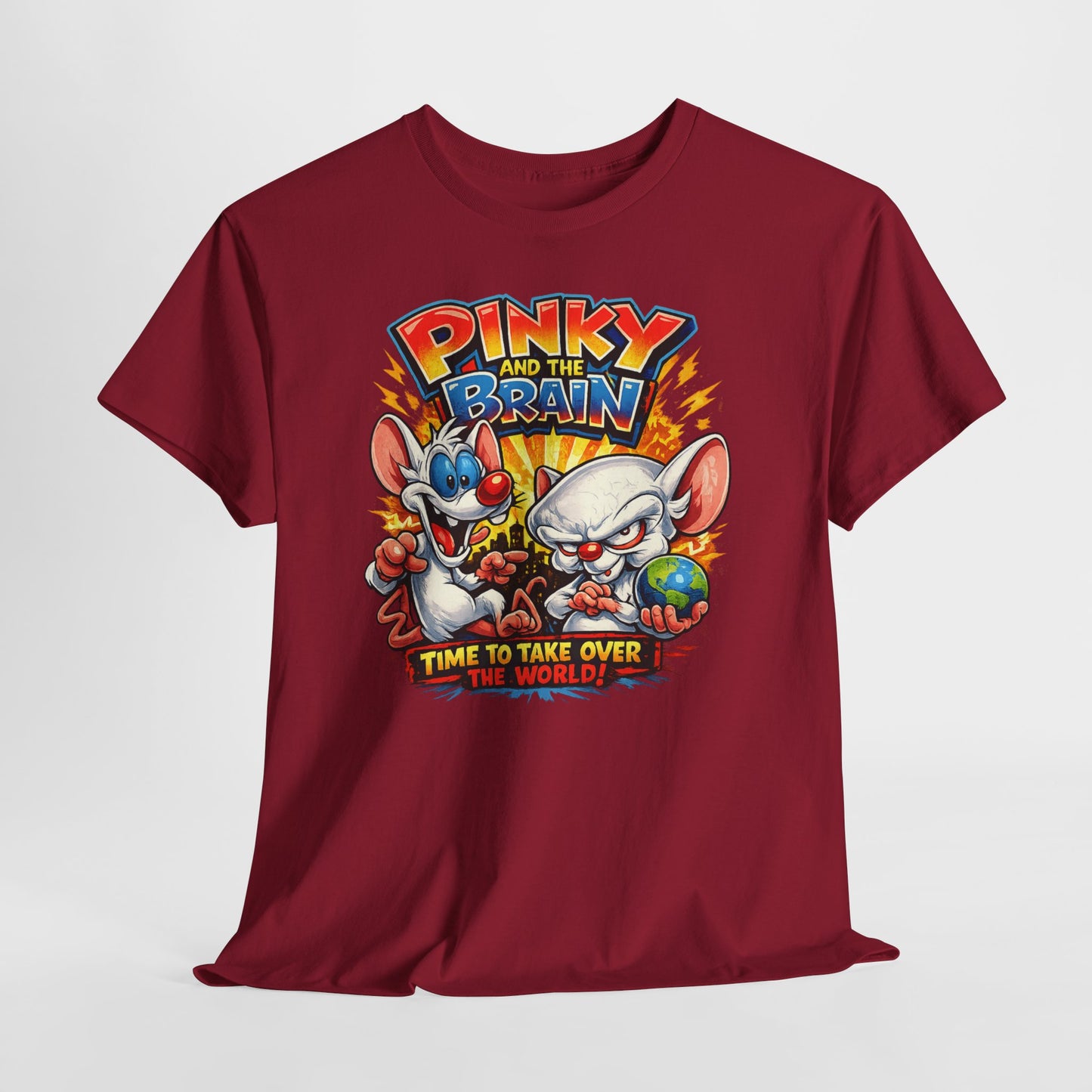 Pinky and the Brain "Time to Take Over the World" T‑Shirt