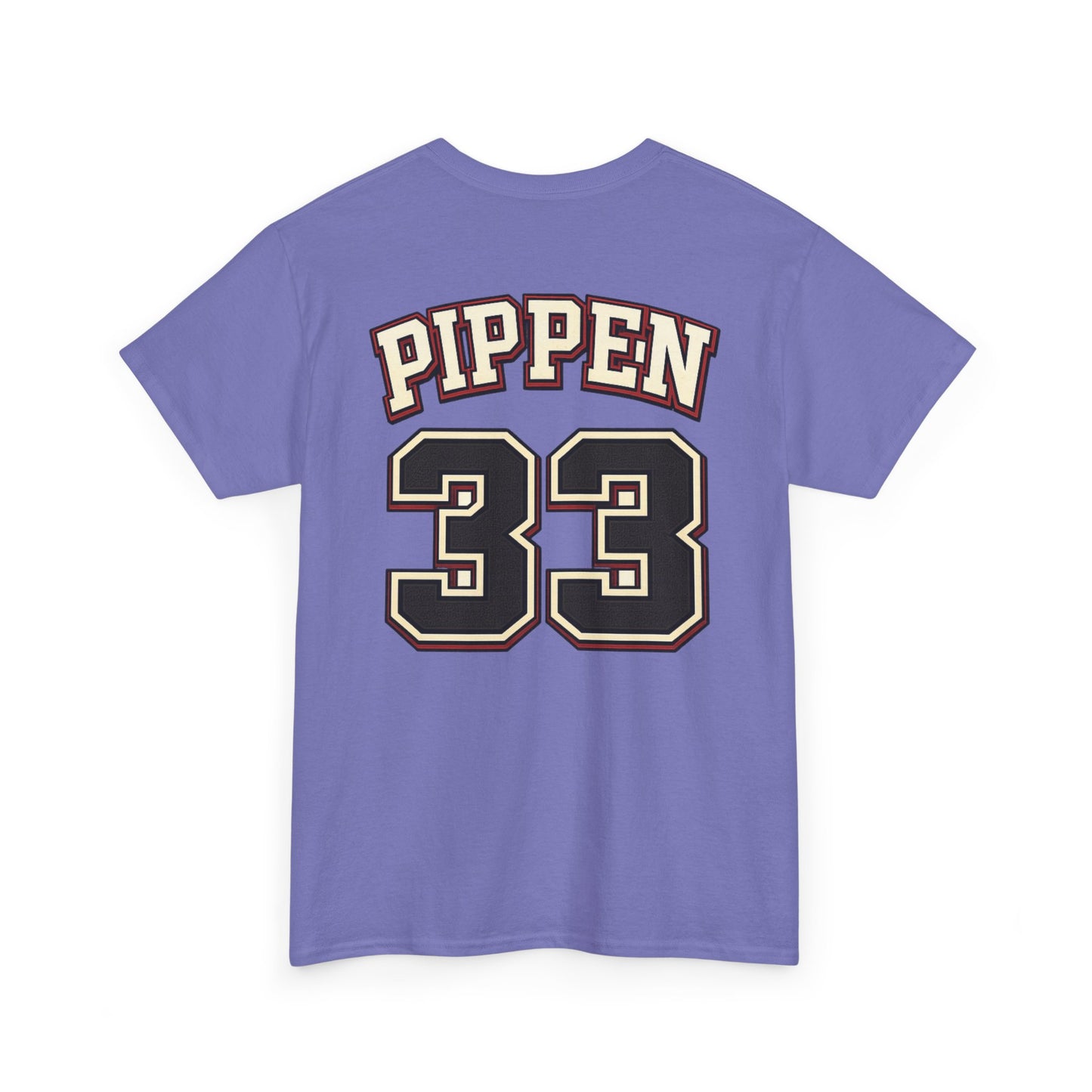 Pippen #33 Basketball Tee — Retro Chicago Bulls Scott Pippen Jersey Shirt