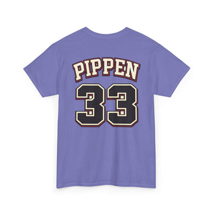 Pippen #33 Basketball Tee — Retro Chicago Bulls Scott Pippen Jersey Shirt