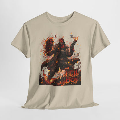 Hellboy Graphic Tee — Vintage Comic Illustration T-Shirt