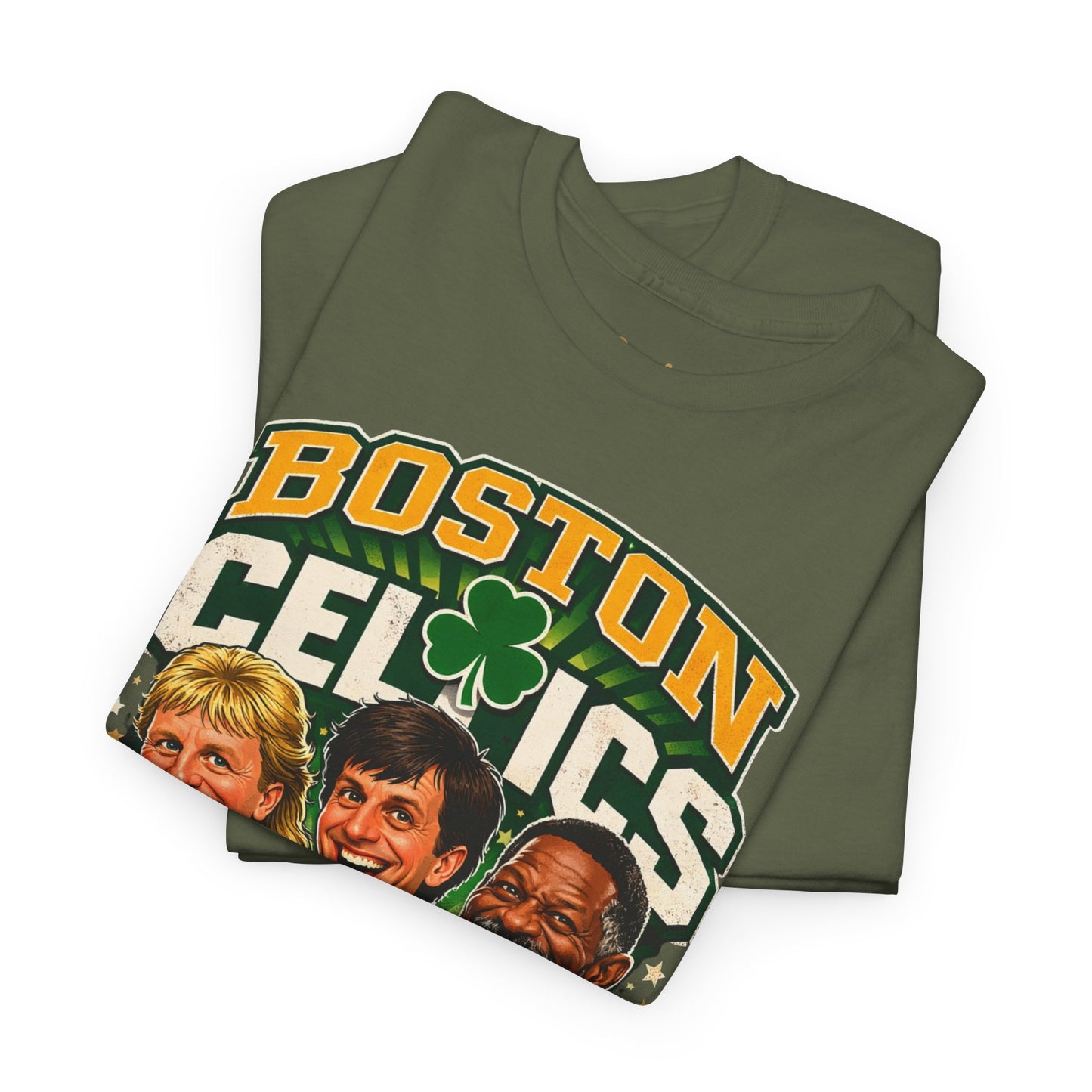 Boston Celtics "Legends of the Parquet" Tee - Retro Basketball Fan Shirt