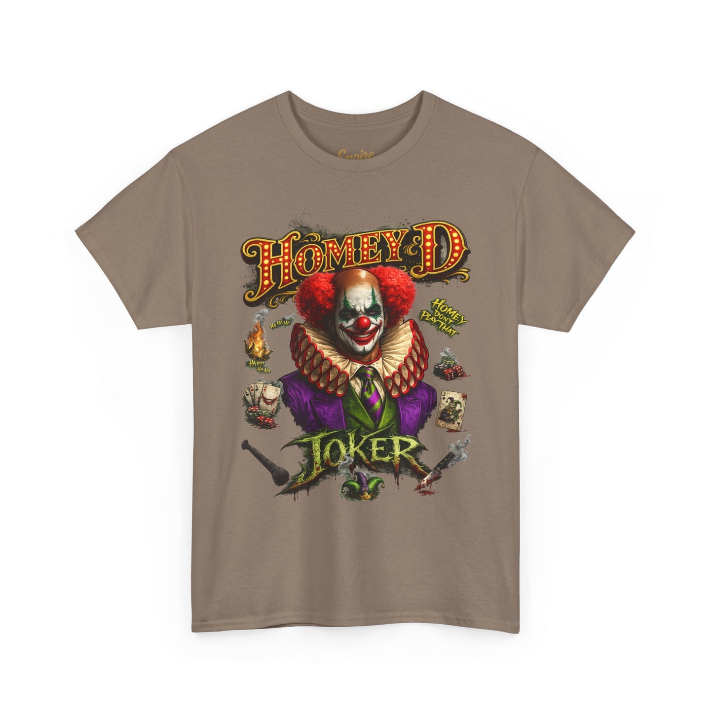 Joker Clown Tee — "Homey D" & "Homey Don’t Play That" Graphic T-Shirt