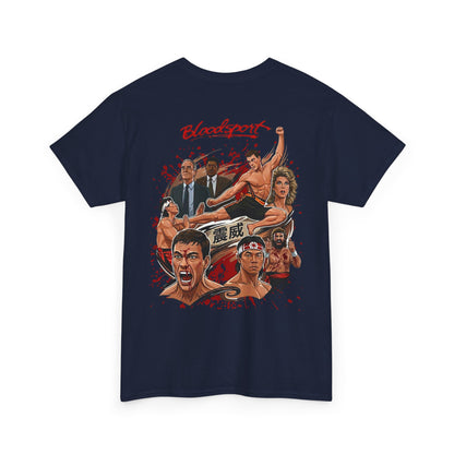Bloodsport Movie Poster Tee — Retro Martial Arts Graphic T‑Shirt