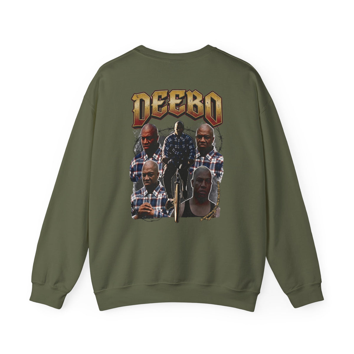 Deebo Graphic Crewneck Sweatshirt — Retro Streetwear Tribute