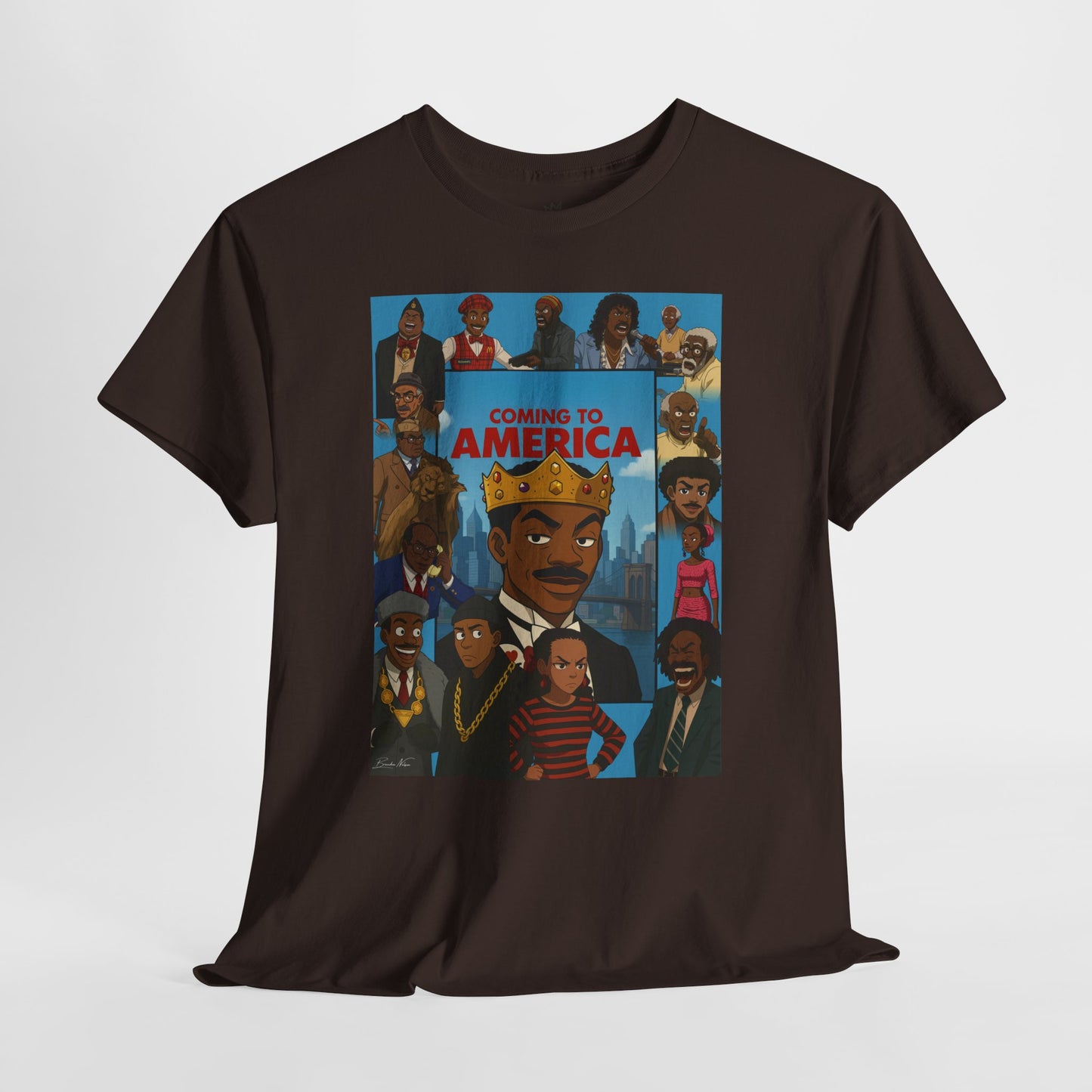Unisex Heavy Cotton Tee - "Coming to America" Movie Tribute Shirt