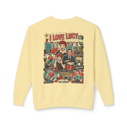 I Love Lucy Vintage Collage Sweatshirt