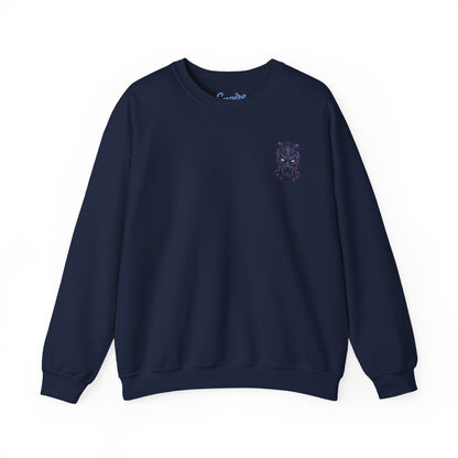 Black Panther Crewneck Sweatshirt — Marvel Black Panther Graphic