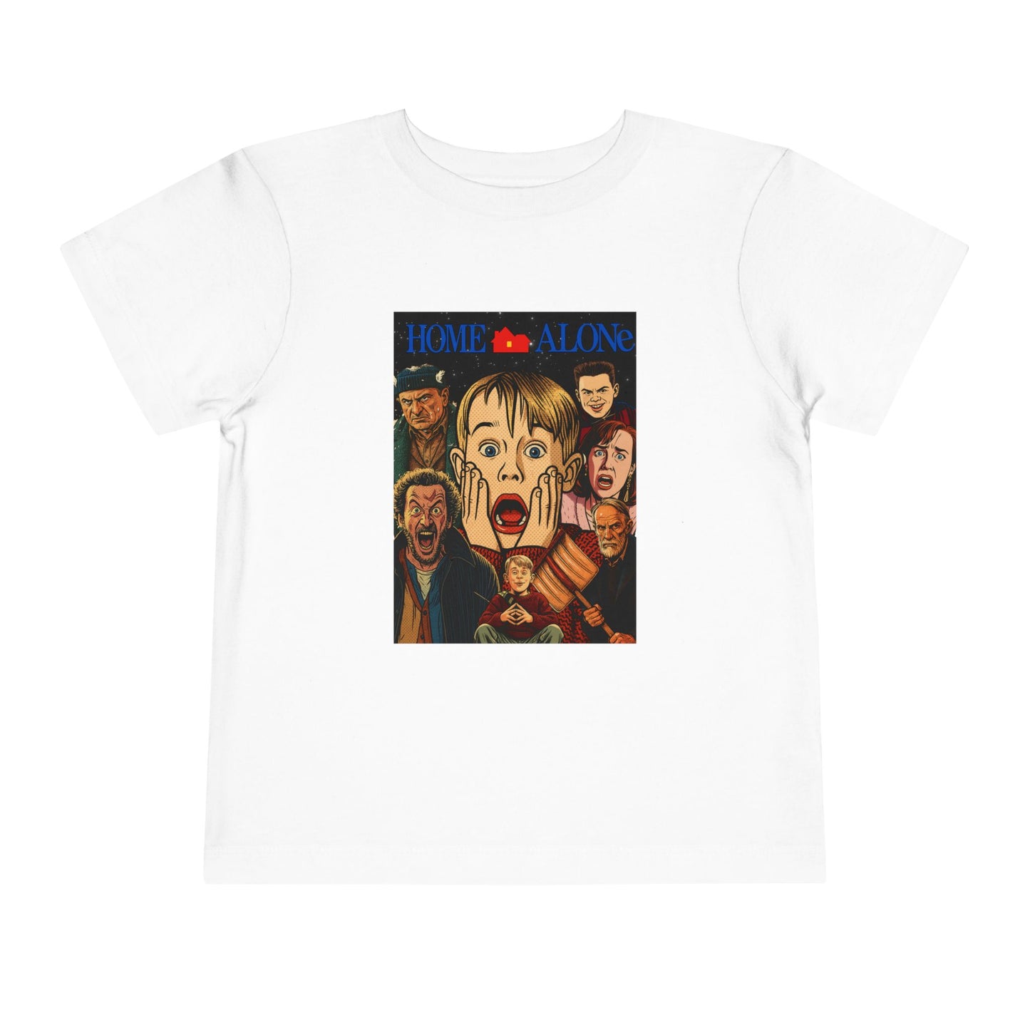 Home Alone Toddler Tee, Kid's Movie Shirt, Funny Kids T-Shirt, Halloween Costume, Birthday Gift for Boys and Girls