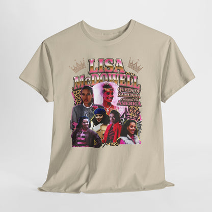 Lisa McDowell ‘90s Nostalgia Collage Tee — Coming To America Graphic Shirt