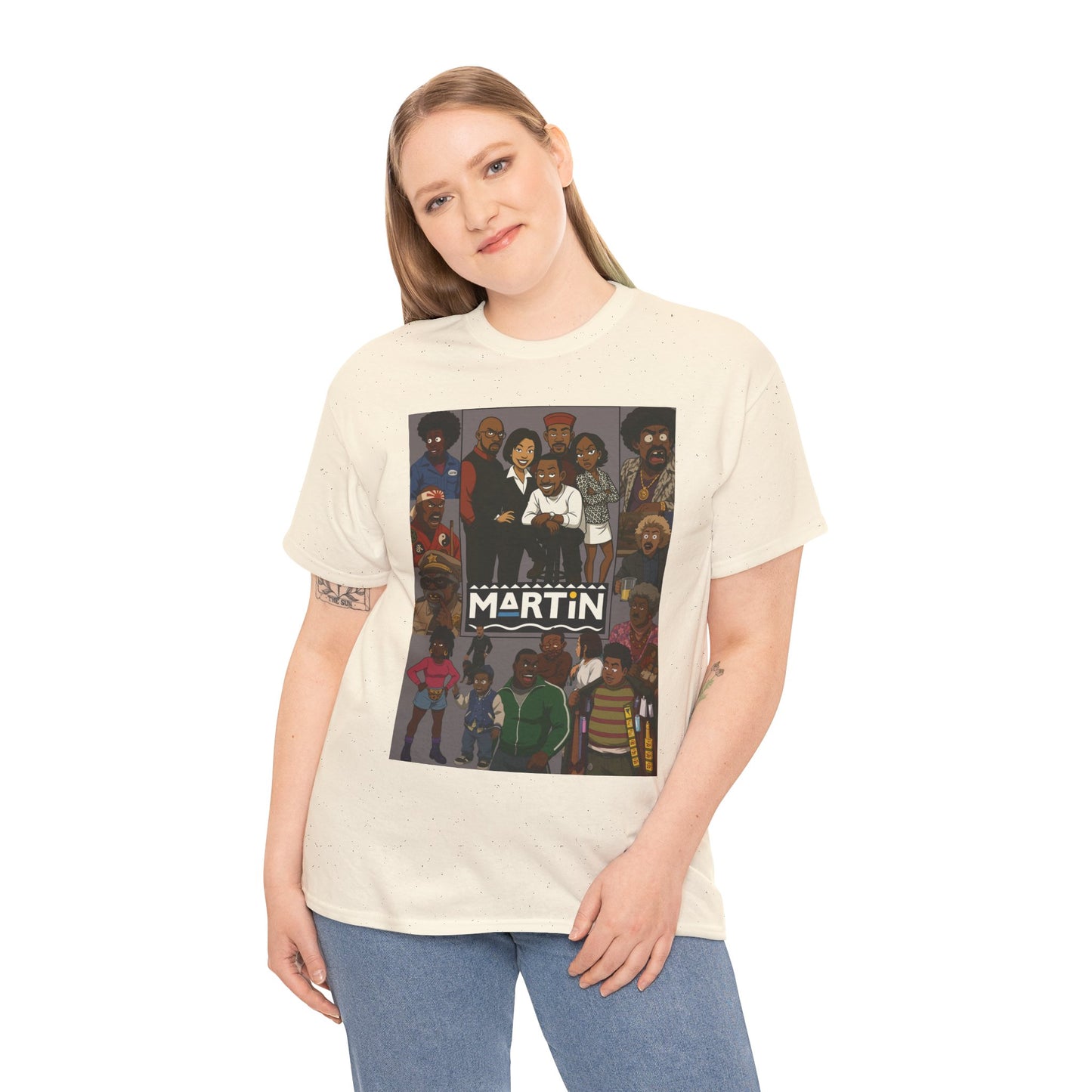 Vintage Martin T-Shirt - Unisex Heavy Cotton Tee for Nostalgic Fans