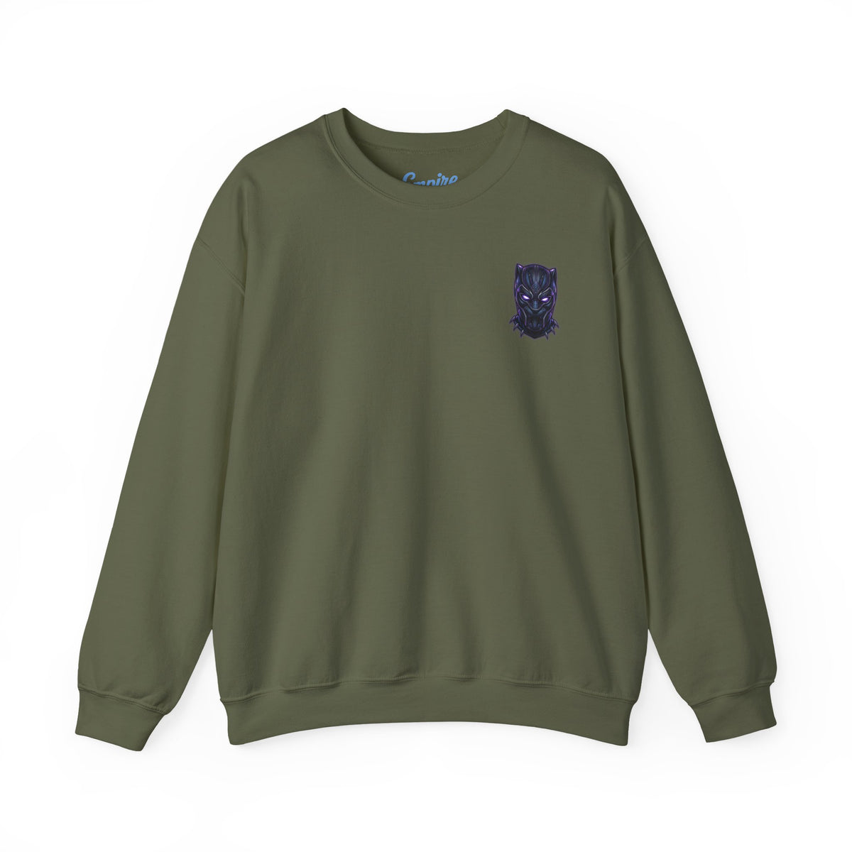 Black Panther Crewneck Sweatshirt — Marvel Black Panther Graphic