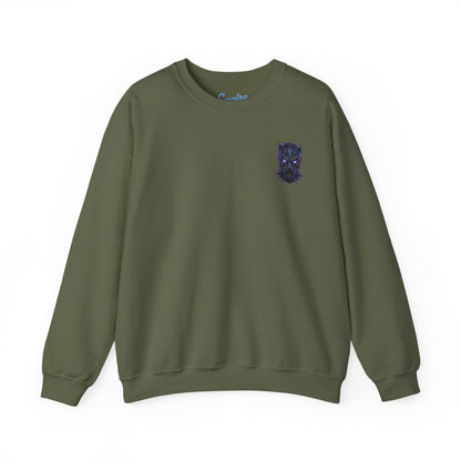 Black Panther Crewneck Sweatshirt — Marvel Black Panther Graphic