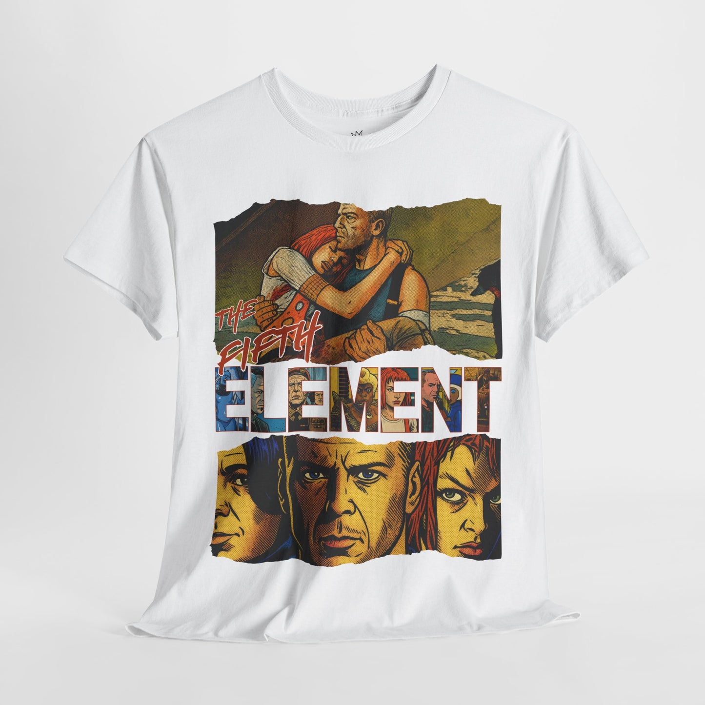 The 5th Element Design, Casual Wear for Music Lovers, Stylish Gift for Friends, Perfect for Festivals, Unisex Summer Shirt