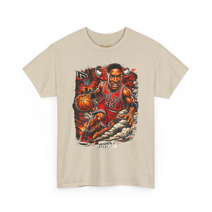 Pippen #33 Basketball Tee — Retro Chicago Bulls Scott Pippen Jersey Shirt